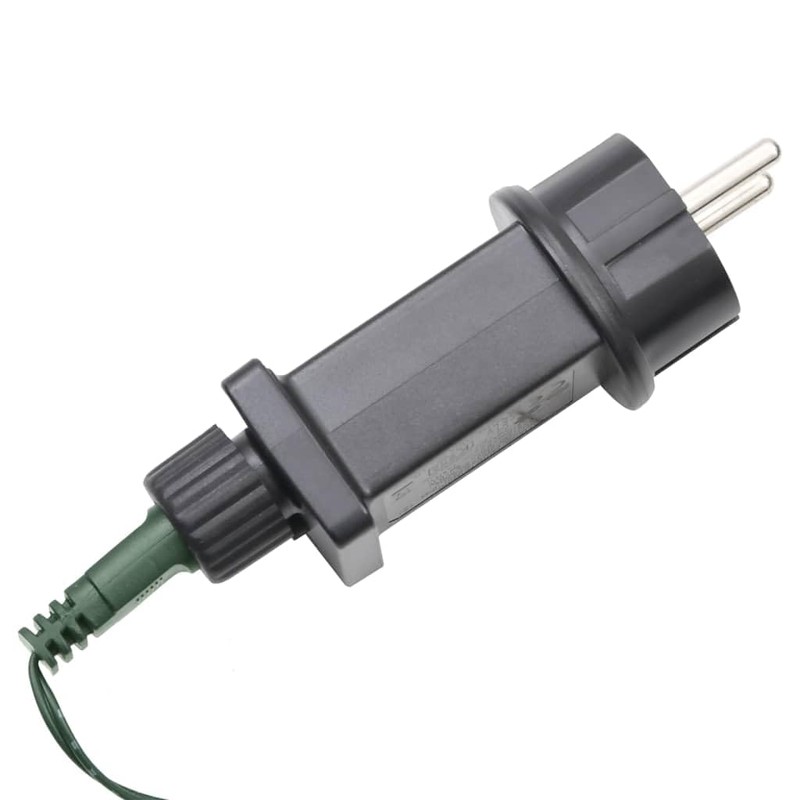 vidaXL LED Christmas Tree for Flagpole, 550 LEDs, Warm White,