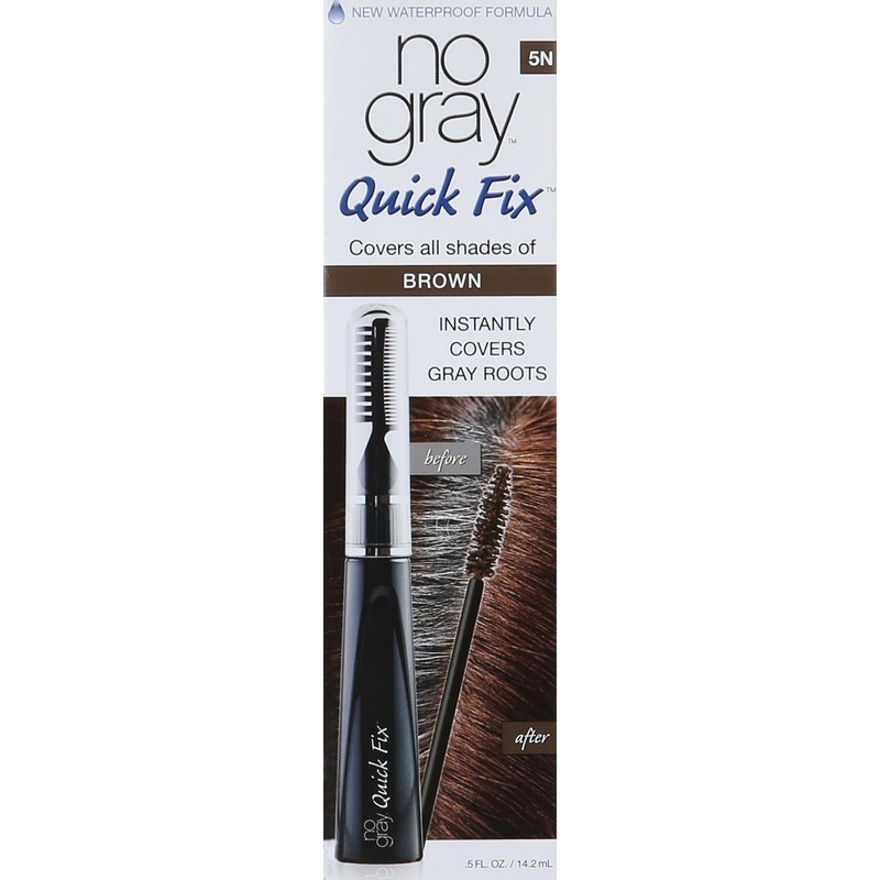No Gray Quick Fix, 0.5 Fl Oz Brown
