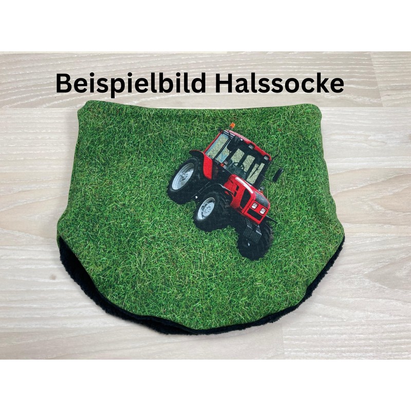 Schal aus Baumwolljersey mit der Maus auf grün, verschiedene Formen: