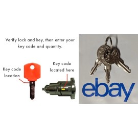 Weather Guard K780 3- New Weather Guard Tool box keys cut to code K780