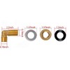 KWODE Commercial Wall Mount Faucet Installation Kit, Wall Mount Kitchen