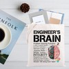CMNIM Engineer's Brain Tote Bag - Women Engineer's Gift -