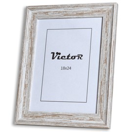 VictoR Vincent Vintage Picture Frame in Brown 18 x 24 cm - Vintage Picture Frame Country House - Decorative Frame with Shatterproof Acrylic Glass - Picture Frame 18 x 24 cm Brown