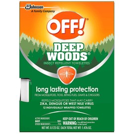 OFF! Deep Woods Insect Repellent Towelettes (Pack - 2)