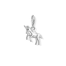 Thomas Sabo Women Charm Pendant Unicorn Charm Club 925 Sterling Silver 1514-007-21