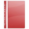 DONAU 1704001PL-04 Plastic File Folder Perforated A4 Red Transparent Folder