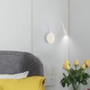 Bedside Reading Light Modern Wall Lamp, Hardwired Wall Sconce with