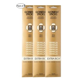 Gonesh Incense Sticks – Vanilla (Pack of 3)