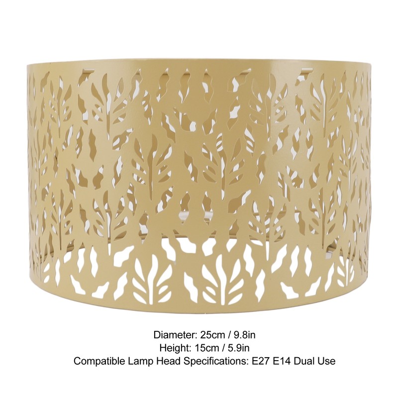 Metal Lamp Shades Hollow Carved Lampshade Modern Style Hollow Lampshade