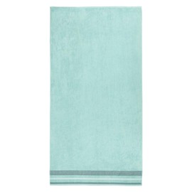 Kaufman - Soft Oversized 35" x 70" Velour Dobby Striped Beach Towels | Absorbent, Quick-Drying | 100% Cotton Thick Beach Towels (Seafoam)