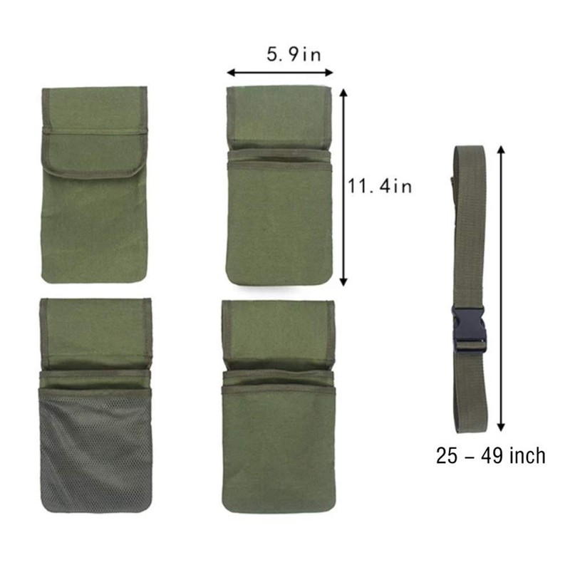 Gardening Tool Belt Bag - Canvas Waist Tool Apron Organizer