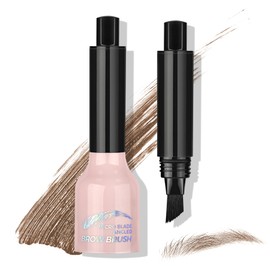 WALULAN Eyebrow Primer with Oversized Brush – Long-Lasting, Smudge-Proof Color for Wild Brows，Long Lasting Color Development Without Shedding Makeup,Vegan Eyebrow Pencil Brush