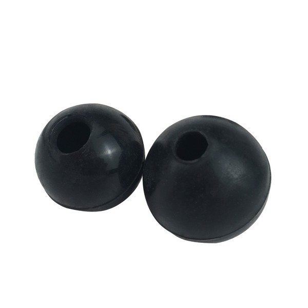 TOURBON Hunting Rifle Bolt Knob Rubber Ball Black (Pack of 2 Pieces)