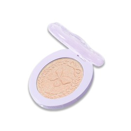 SWEET NIGHT Highlight Palette with Fine Glitter, Face Highlights, Natural 3D Feeling, Teardrop Bag, Eye Area, C-Zone, Shiny Makeup, Popular Item (03-Champagne Beige)