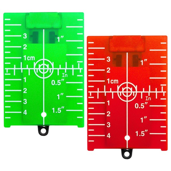 2 Pieces of Reflective Target Plates, Laser Measurement Accessories, Graduated