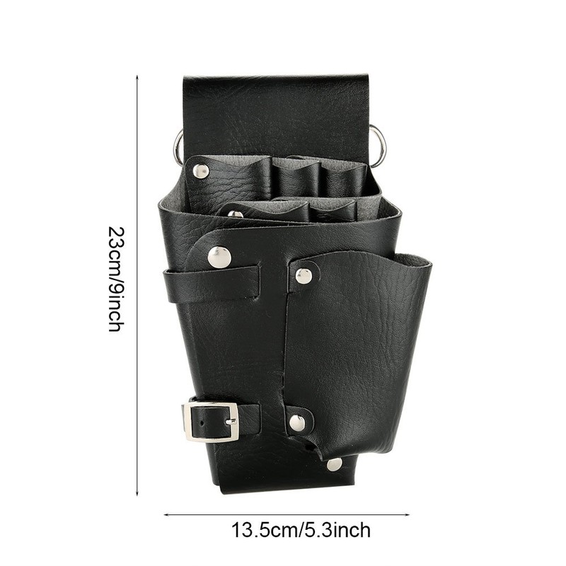 Multi-function Hairdressing Bag, Portable Large Capacity PU Leather Tool Pouch