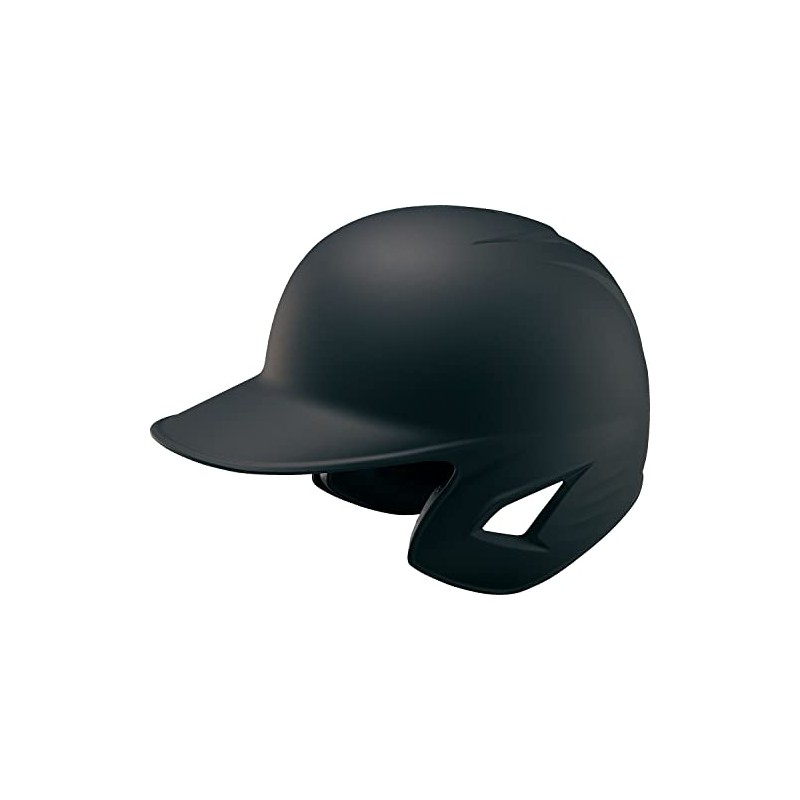ZETT BHL381 Soft Baseball Helmet for Batters, Black (1900), Size