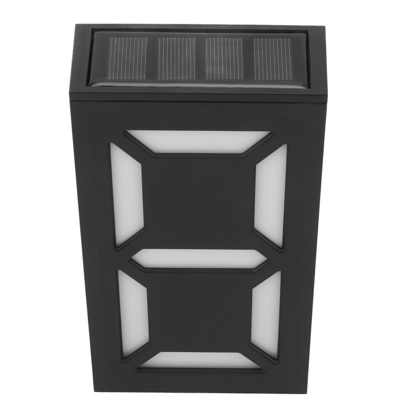 Solar LED House Number Light Garden Solar Powered Address Sign