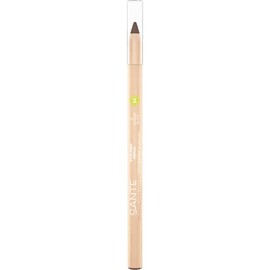 SANTE Naturkosmetik Eyeliner Pencil 02 Deep Brown, Kajal Eyeliner in Brown Colour, Eye Pen, Colour-Intensive Creamy Texture, Vegan, 1.14 g
