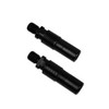 Quick Release Adaptor Aluminium Black Quick Release for Bite Alarms