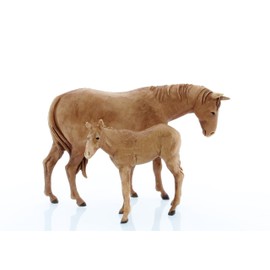 Moranduzzo Horse and Foal 8 cm, Multi-Colour