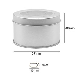 200 Fat Mini Paper Clip Super Cute Tiny Paperclips 3/5 Inch Bronze Copper Steel Clips in Silver Tinplate Paper Clips Holder for Office School Home Desk Organizers (Bronze Copper Fat Mini Clips)