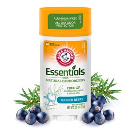 Arm & Hammer Essentials, Desodorante Aroma Fruta de Enebro, Fórmula Natural, Sin Aluminio & Parabenos, Protección de Olor por24 Horas, 71 gr