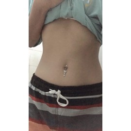 vcmart Fake Belly Button Piercing Rings Clip On No Piercing Faux Belly Piercing Clamp False Piercing Women Pack of 3, Stainless Steel