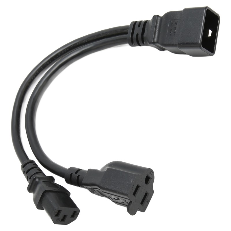 IEC320 C20 to IEC320 C13 5 15R Power Cable 1