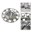 GXYWADY Front Hub Cover Set Chrome Wheel Cover with 33mm