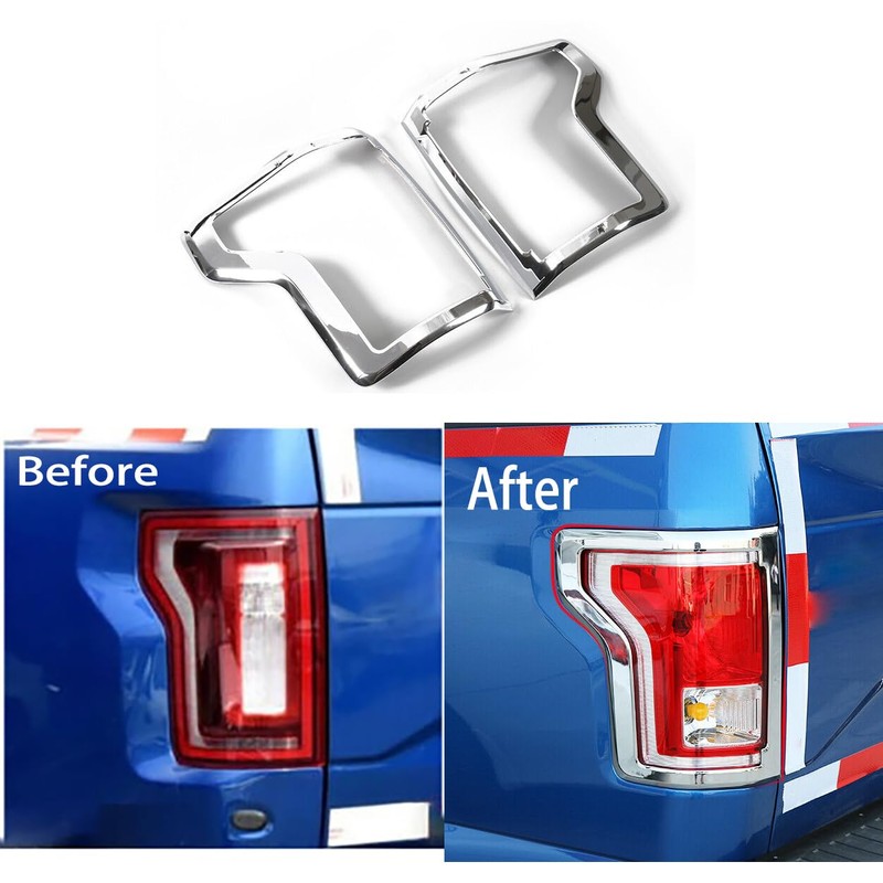 JIEOSDIN Car Accessories Exterior Tail Light Lamp Surround Cover Trims