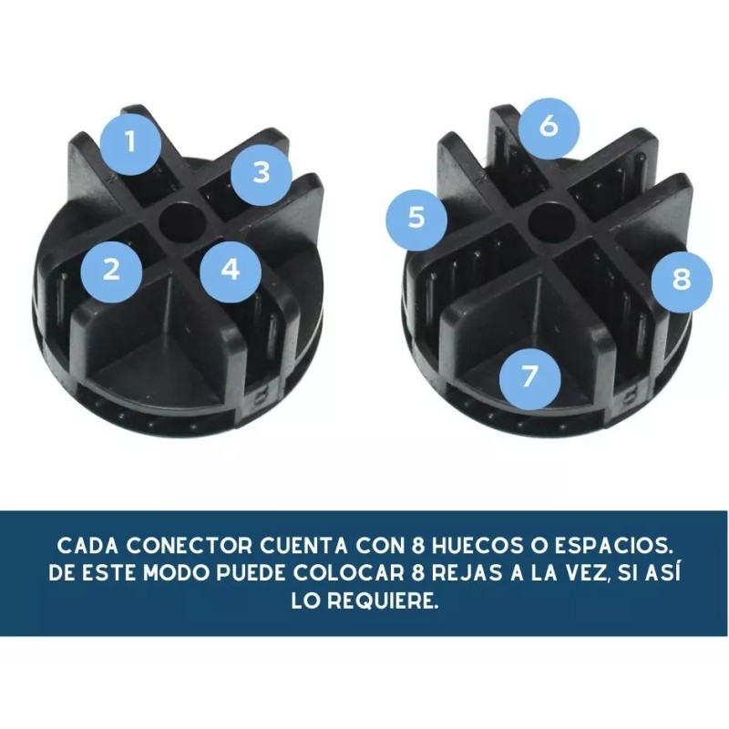 1 Cubo Organizador Bco/ngo Alambre Acero+conectores Versatil