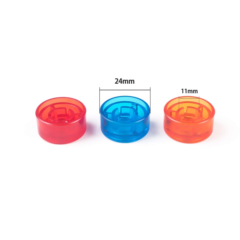 16 Pcs Guitar Effect Footswitch Topper,Foot Nail Cap Pedal Topper,Protection