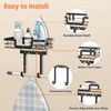 PAROTO Ironing Board Holder Wall Mount, Laundry Room Organization Storage,