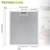 Updated W10169961A Range Hood Filter Replacement (3PCS) by Techecook, 5-Layer
