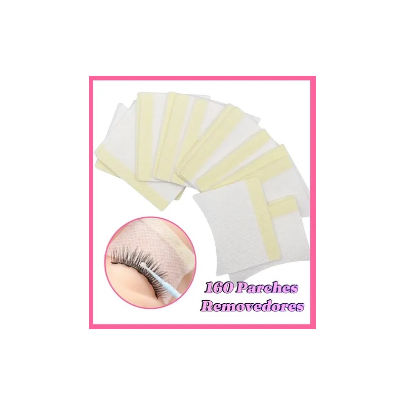 160 Parches Para Remover O Retirar Pestañas, Maquillaje