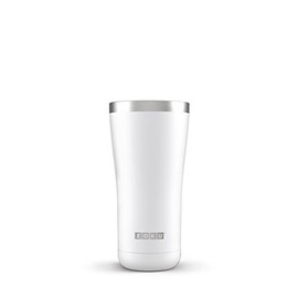 Zoku Vacuum Insulated Stainless Steel Tumbler, 600ml, White