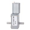 Double Shaft Gear Motor Self Locking CW CCW Aluminum Alloy