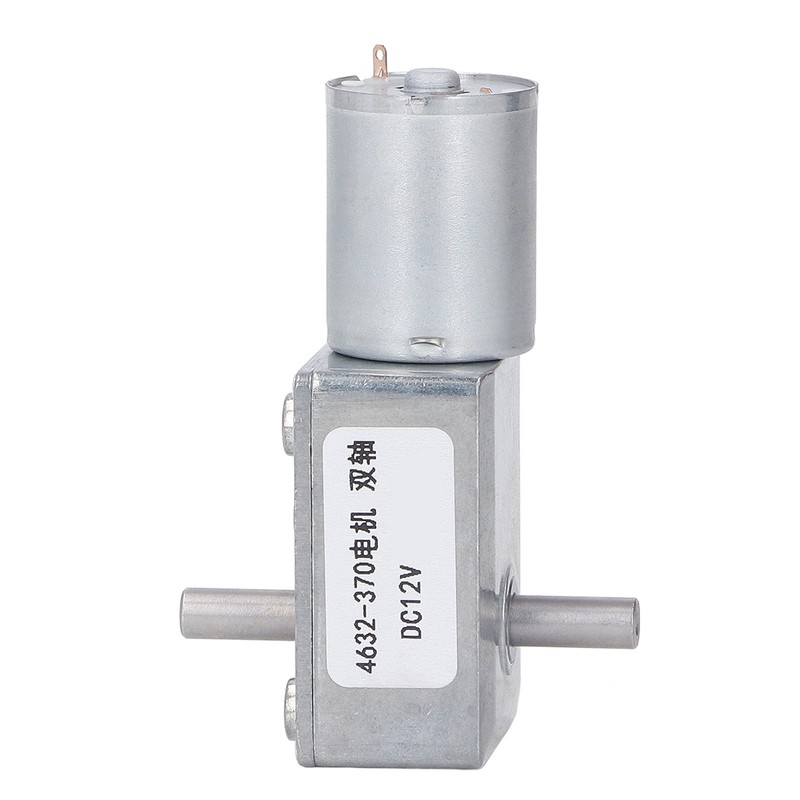 Double Shaft Gear Motor Self Locking CW CCW Aluminum Alloy