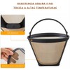 NELAPARO Filtros Reutilizables de Cono, Filtro Cafetera, Apto para Filtros