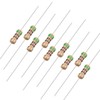 Sourcingmap 100Pcs 510 Ohm Resistor, 1/4W 5% Tolerance Carbon Film
