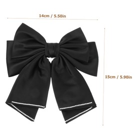 OATIPHO Bow Hairpin for Women Elegant Silky Bowknot Clips for Weddings Parties Delicate Hair Accessories for Stylish Headdress for Daily Wear for Friends and Family