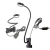 ZSGoes 2 Pack Clamp Gooseneck LED Desk Lamp, Clip on