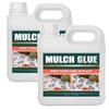 Qiveaory Mulch Glue 8L/2.11Gal Concentrate Mulch Gravel Binder Glue with