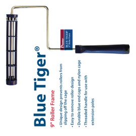 9" Premier Paint Roller 9IF-1000 Roller Frame Blue Tiger No Slip Frame