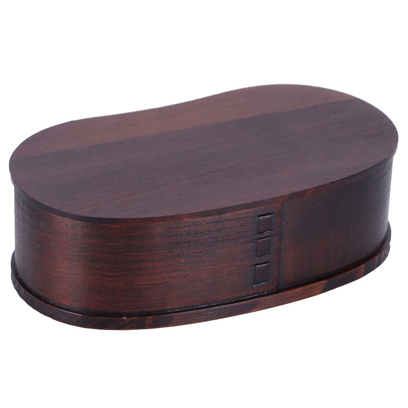 Portable Lunch Box Set Japanese Wooden Food Storage Container for