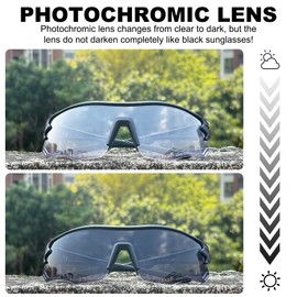 X-TIGER Photochromatic Photochromic Cycling Glasses Men Women UV400 Protection Sports Glasses Transprante Sunglasses MTB Outdoor Sports