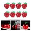 HEMOTON 8PCS Plastic Bobbing Apples Filled Bobbing Apple Containers Toy