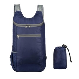 JEKUGOT Ultra Lightweight Foldable Backpack - Compact Foldable Backpack - Small Water Resistant Rucksack for Outdoor Sports, Travel, Hiking, Camping, Biking