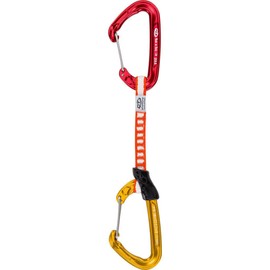 Climbing Technology Fly-Weight Evo Rinvio in Dyneema, Unisex – Adulto, Rosso/Giallo, 22 cm